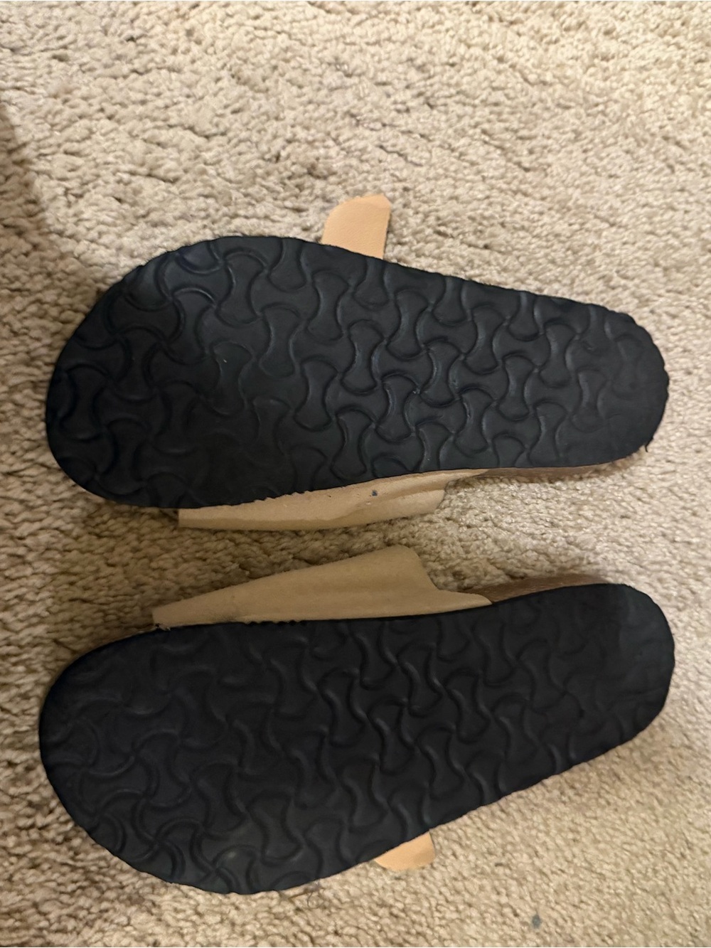 Kids Tan Sandal with Black Sole